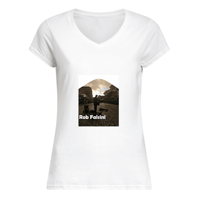 rob falsini merchandise moteefe womens v-neck t-shirt white